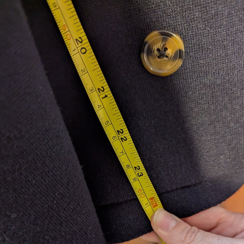 Marled Sleeveless Double-breasted Sweater Vest - Picture 9 of 9